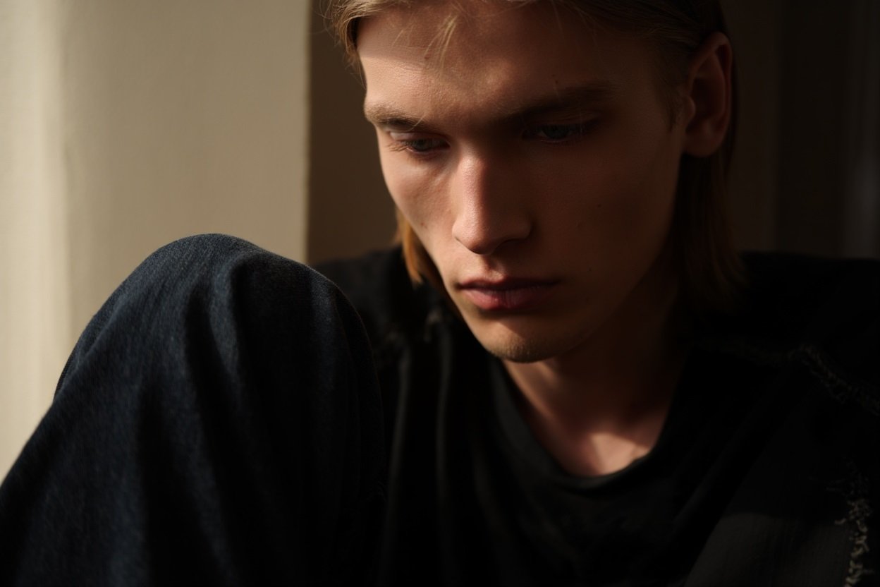 Мужчина в депрессии